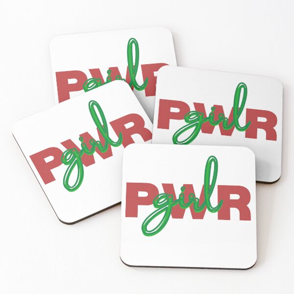 Item preview, GIRL PWR HOLIDAY STYLE TEXT | GRL PWR CHRISTMAS COLORS designed and sold by Festive Feminist.