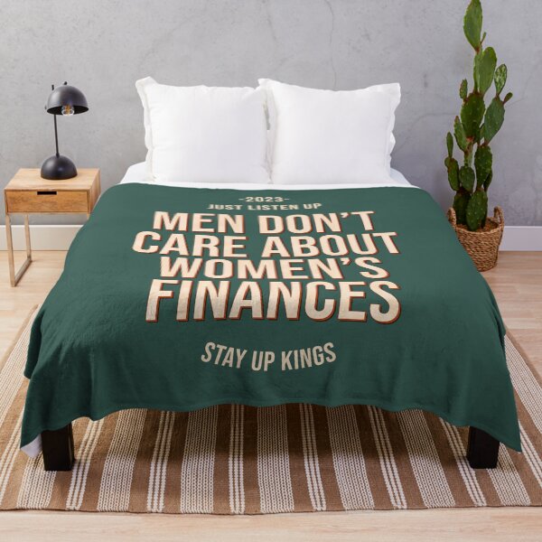 Item preview, Men don't care about women's finances, no simp designed and sold by StayWokeKings.