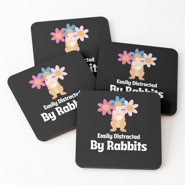 Item preview, easily distracted by rabbits designed and sold by justbe admirable.