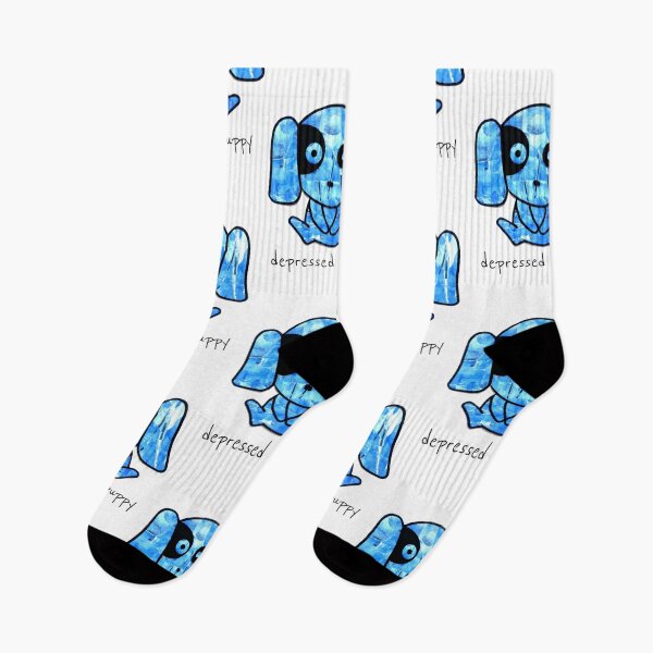 Item preview, Abstract blue depressed puppy  designed and sold by Grey Robinson.