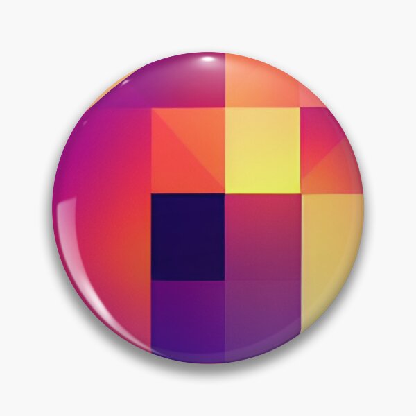 Item preview, explosion of orange and purple squares designed and sold by I-A-Troy.