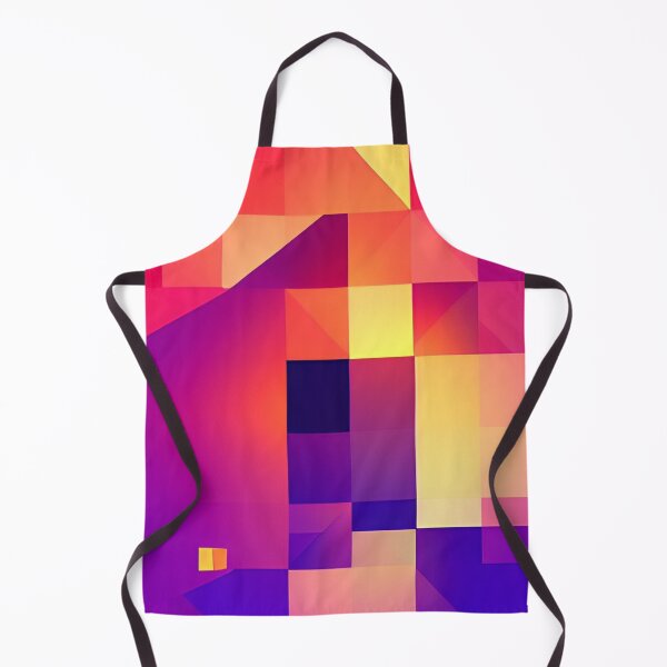 Item preview, explosion of orange and purple squares designed and sold by I-A-Troy.