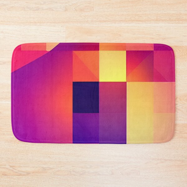 Item preview, explosion of orange and purple squares designed and sold by I-A-Troy.