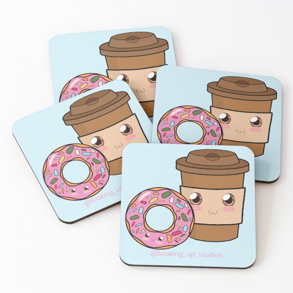 Item preview, Coffee x Donuts designed and sold by LookingUpStudio.