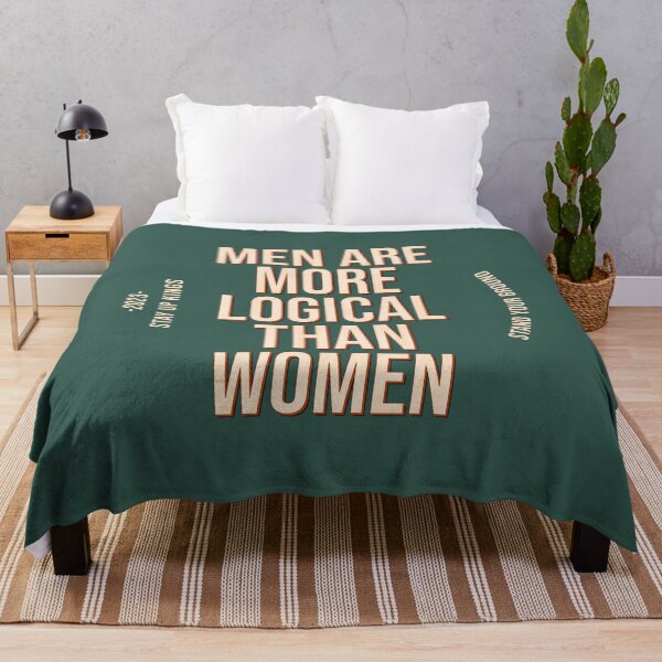 Item preview, Men are more logical than women, no simp designed and sold by StayWokeKings.