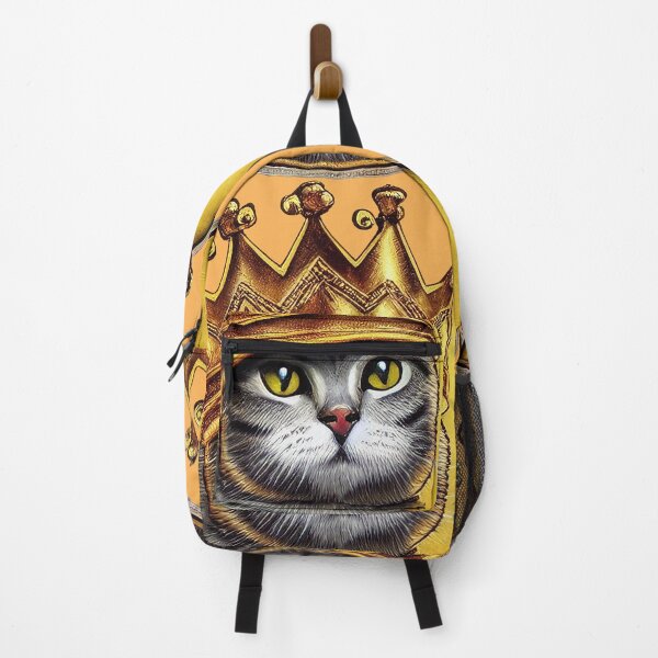 Item preview, King Cat - Medieval Age King Cat with Crown Cute designed and sold by artayki.