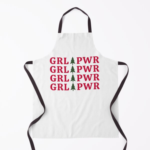 Item preview, GRL PWR HOLIDAY REPEATING TEXT W/ CHRISTMAS TREE | GRLPWR SIMPLE TEXT CHRISTMAS FONT | GIRL POWER QUOTE GRAPHIC designed and sold by Festive Feminist.
