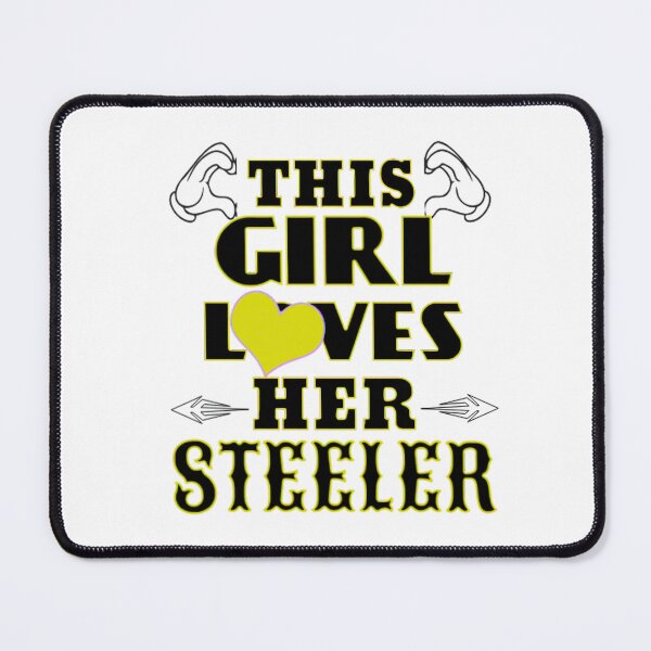 Item preview, This Girl Loves Her Steeler designed and sold by BomboStore.
