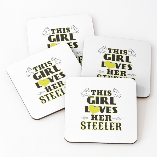 Item preview, This Girl Loves Her Steeler designed and sold by BomboStore.