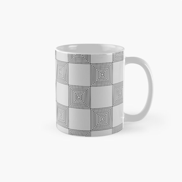 Item preview, Geometric Square Optical Illusion Pattern designed and sold by MakeitMelo.