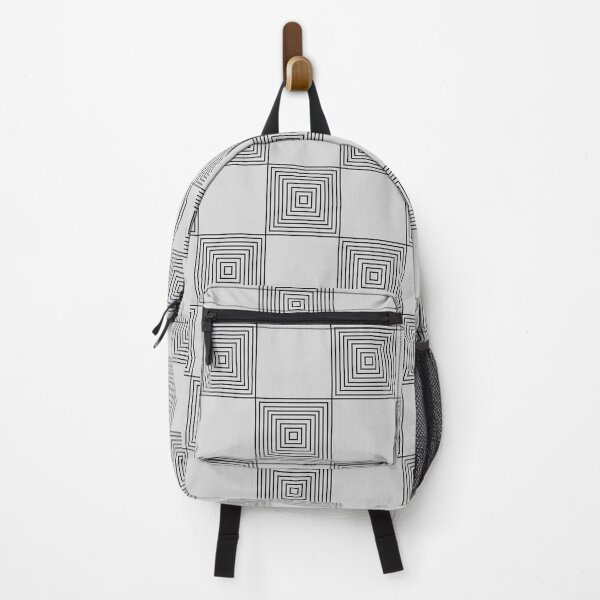 Item preview, Geometric Square Optical Illusion Pattern designed and sold by MakeitMelo.
