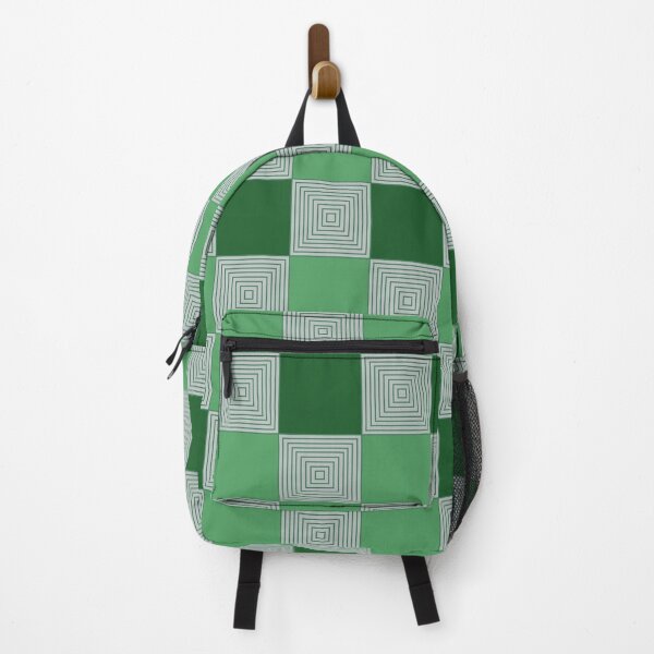Item preview, Geometric Square Optical Illusion Pattern designed and sold by MakeitMelo.