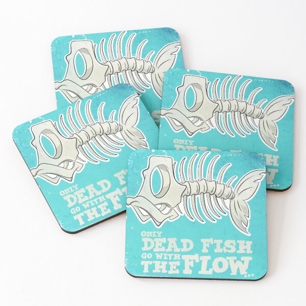 Item preview, Only dead fish go with the flow designed and sold by urbancrab.