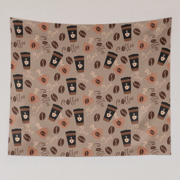 Item preview, Coffee Pattern designed and sold by ChantalDesign.