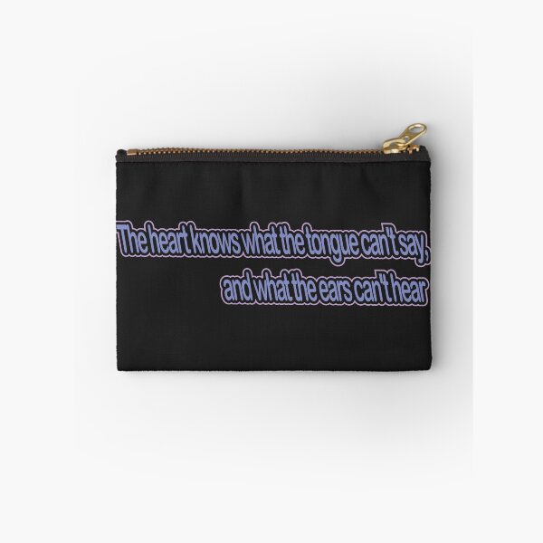 Item preview, ' The heart knows what the tongue can't say, and what the ears can't hear ' - Classic Design - Typography - Quote - Quotation designed and sold by h-3-a.