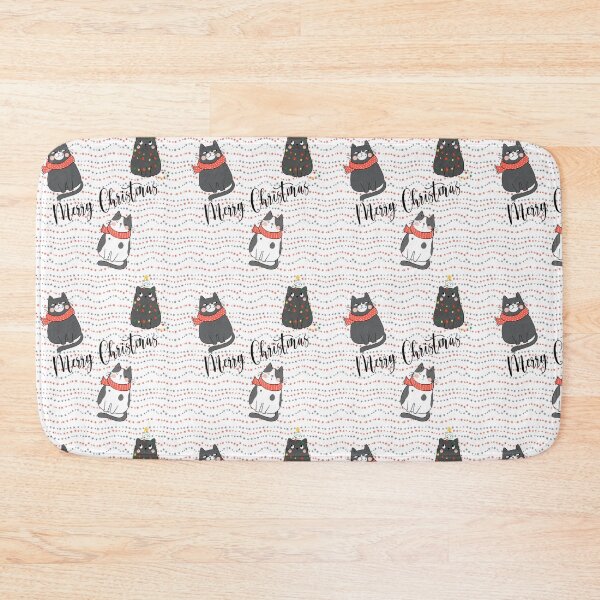 Item preview, Merry Christmas Cat designed and sold by Susan Turpin.