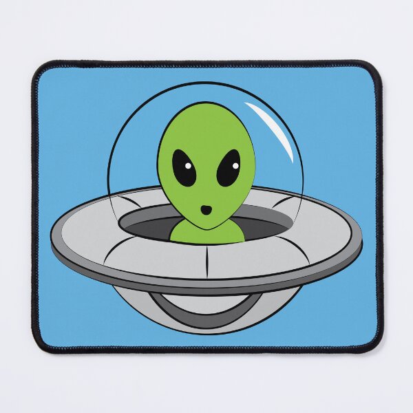 Item preview, Cute, little alien flying his ship. designed and sold by Chele Martines.