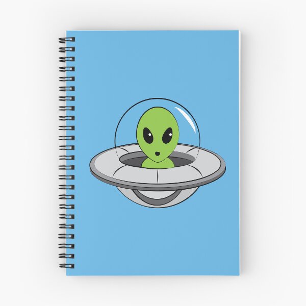 Item preview, Cute, little alien flying his ship. designed and sold by Chele Martines.