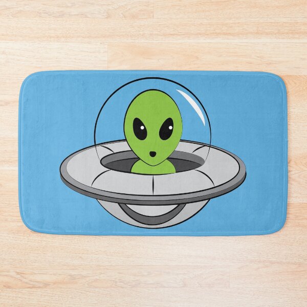 Item preview, Cute, little alien flying his ship. designed and sold by Chele Martines.