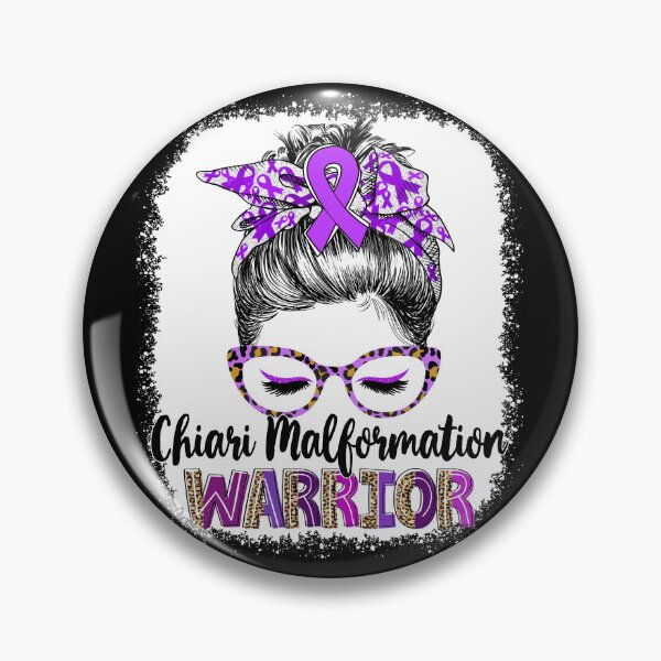 Item preview, Messy Bun Leopard Chiari Malformation Warrior designed and sold by rechardtee.
