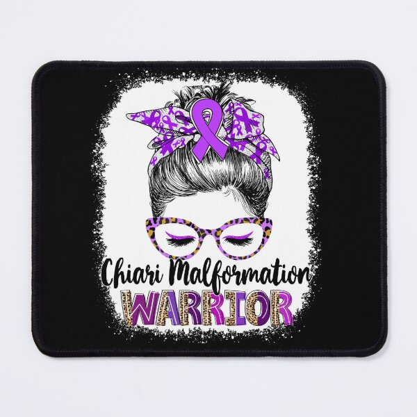 Item preview, Messy Bun Leopard Chiari Malformation Warrior designed and sold by rechardtee.