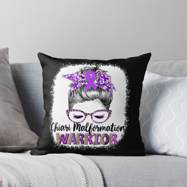 Item preview, Messy Bun Leopard Chiari Malformation Warrior designed and sold by rechardtee.