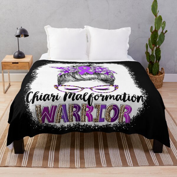 Item preview, Messy Bun Leopard Chiari Malformation Warrior designed and sold by rechardtee.