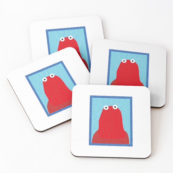 Item preview, Red guy portrait dont hug me im scared  designed and sold by Platform11west.