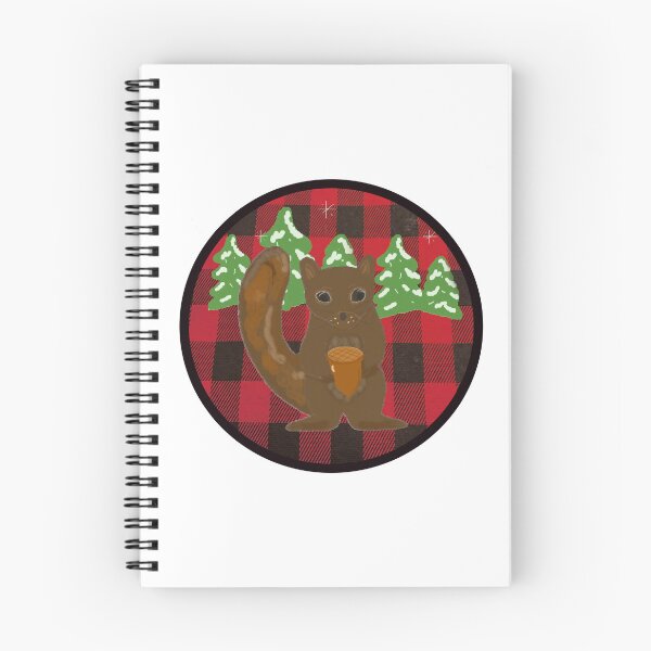 Item preview, Buffalo Plaid Woodland Squirrel  designed and sold by Designsbyshell.