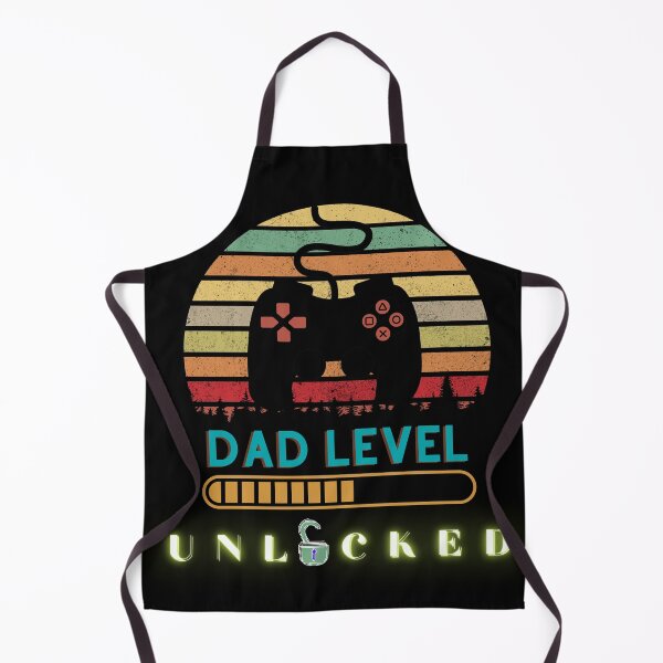 Item preview, Dad Level Unlocked Keychain Vintage Retro video game designed and sold by Universe4ART.