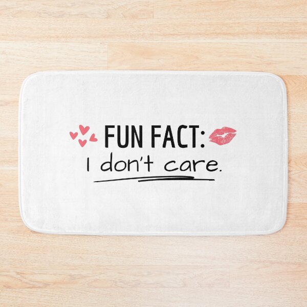 Item preview, Fact Fact: I don't care. designed and sold by MyMerch4u.