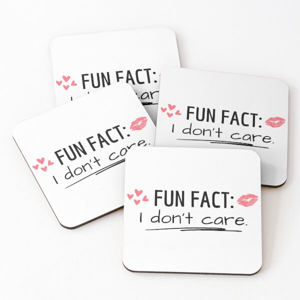 Item preview, Fact Fact: I don't care. designed and sold by MyMerch4u.