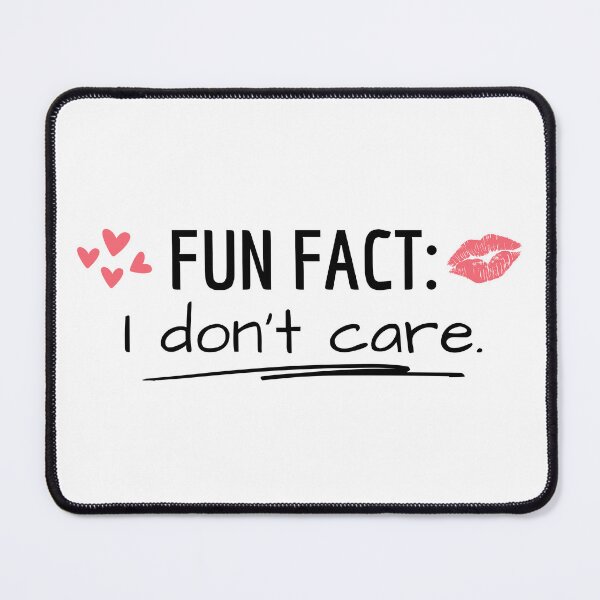 Item preview, Fact Fact: I don't care. designed and sold by MyMerch4u.