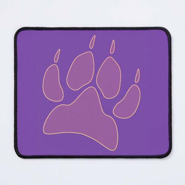 Item preview, Purple paws print designed and sold by Marsey-Naarin.