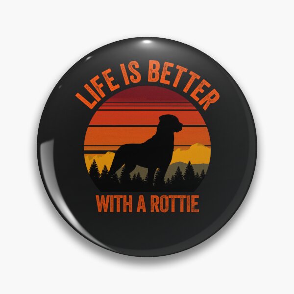 Artikelvorschau, Das Leben ist besser mit einem Retro-Geschenk von Rottie entworfen und verkauft von Guarddogdrive.