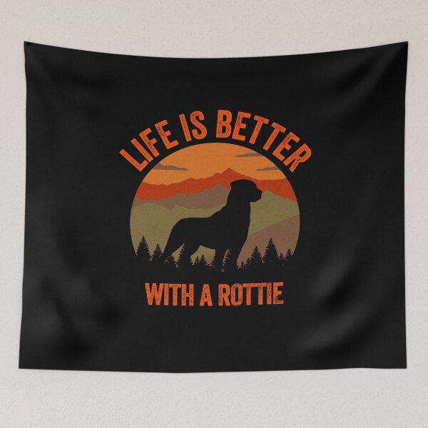 Item preview, Life Is Better With A Rottie Country Gift designed and sold by Guarddogdrive.