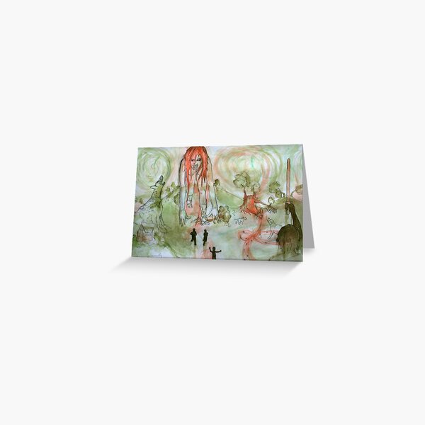 Giantess Greeting Card