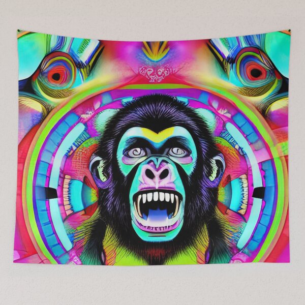 Item preview, Psychedelic Ape #1 designed and sold by Armando Alorro.