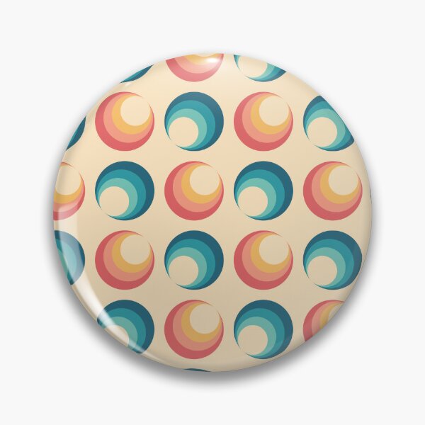 Item preview, Retro 60's 70's Circle Seamless Pattern designed and sold by bolimj.