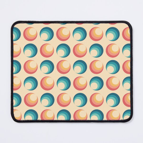 Item preview, Retro 60's 70's Circle Seamless Pattern designed and sold by bolimj.