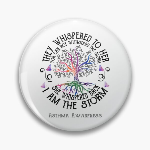 Item preview, Asthma Awareness - Asthma Warrior I Am The Storm designed and sold by RunningShop.
