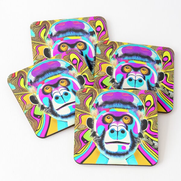Item preview, Psychedelic Ape #3 designed and sold by Armando Alorro.