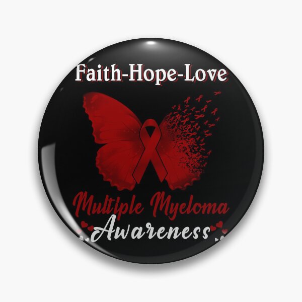 Item preview, Faith Hope Love Butterfly Multiple Myeloma Awareness designed and sold by Gillosina.