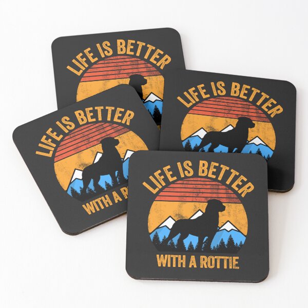 Item preview, Better With A Rottie Vintage Gift designed and sold by Guarddogdrive.