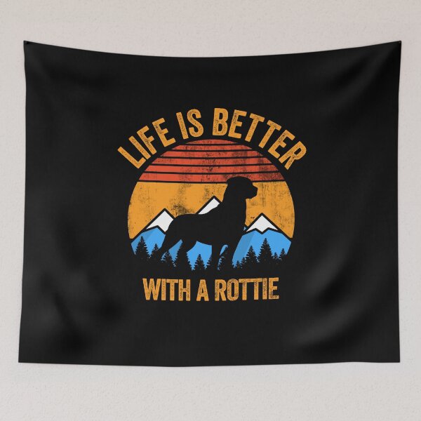 Item preview, Better With A Rottie Vintage Gift designed and sold by Guarddogdrive.
