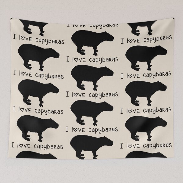 Item preview, I Love Capybaras designed and sold by Whoopsidoodle.