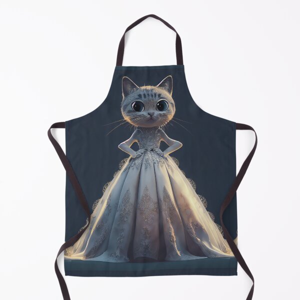 Item preview, White Cat in a Dress designed and sold by Brianna F.