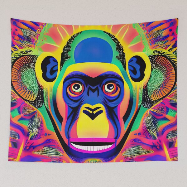 Item preview, Psychedelic Ape #5 designed and sold by Armando Alorro.