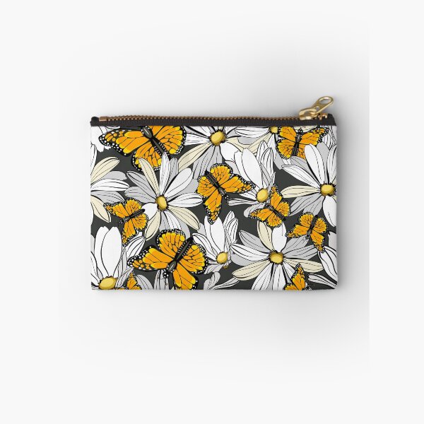 Item preview, Monarch butterflies in daisy flowers  designed and sold by Mashusha-art.