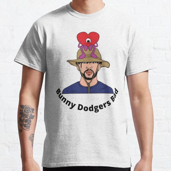 La Los Angeles Dodgers Bad Bunny Dodgers Meme Retro Art Unisex T